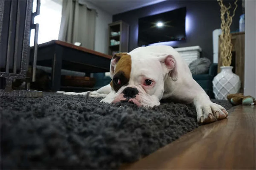犬が足の上に座る心理5選｜愛情表現から不安サインまで解説